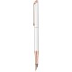 Stilou slim white PGT cu penita aur 18k