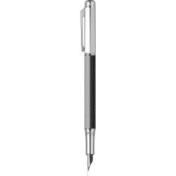 Stilou Carbon SRT cu penita aur 18K