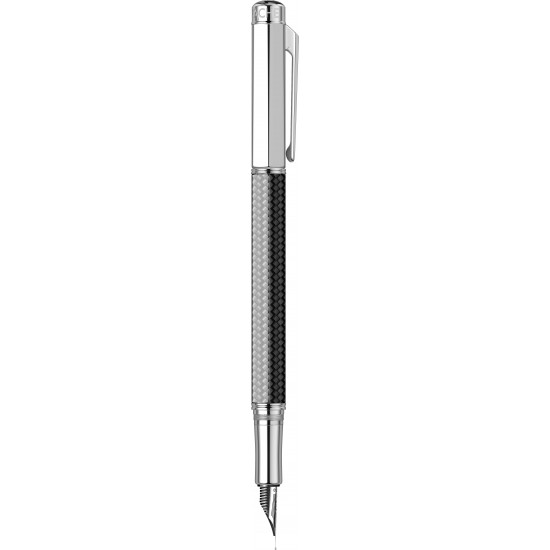 Stilou Carbon SRT cu penita aur 18K