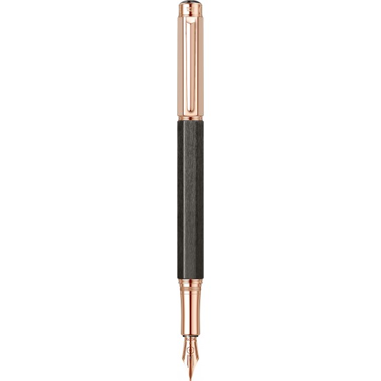 Stilou Ebony Wood PGT cu penita aur 18K