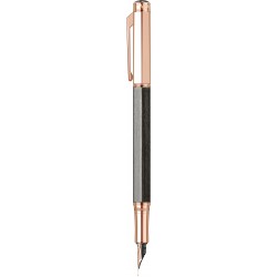 Stilou Ebony Wood PGT cu penita aur 18K