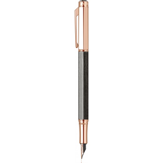 Stilou Ebony Wood PGT cu penita aur 18K