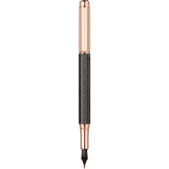 Stilou Ebony Wood PGT cu penita aur 18K