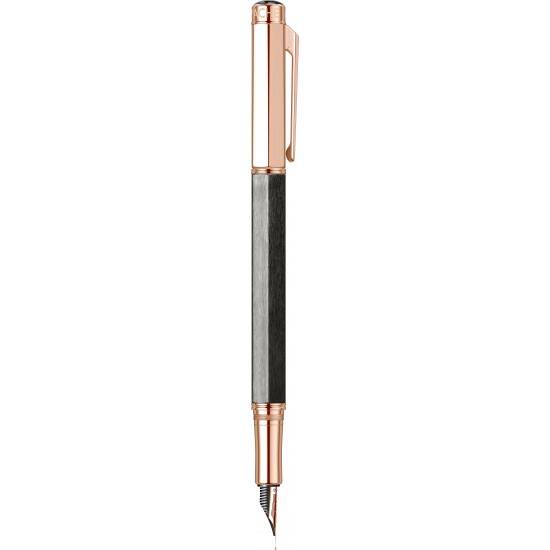 Stilou Ebony Wood PGT cu penita aur 18K