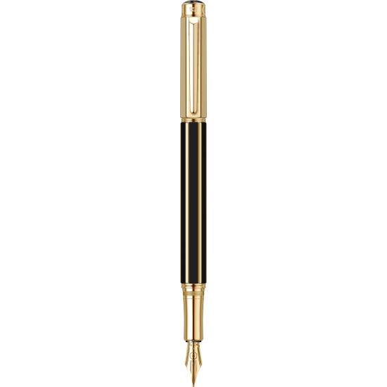 Stilou China Black GT cu penita aur 18K