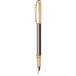 Stilou China Black GT cu penita aur 18K