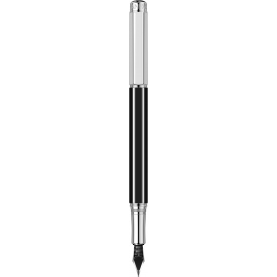 Stilou China Black SRT cu penita aur 18K
