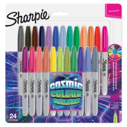 Set Sharpie 24 buc Cosmic Fine Point Bullet	