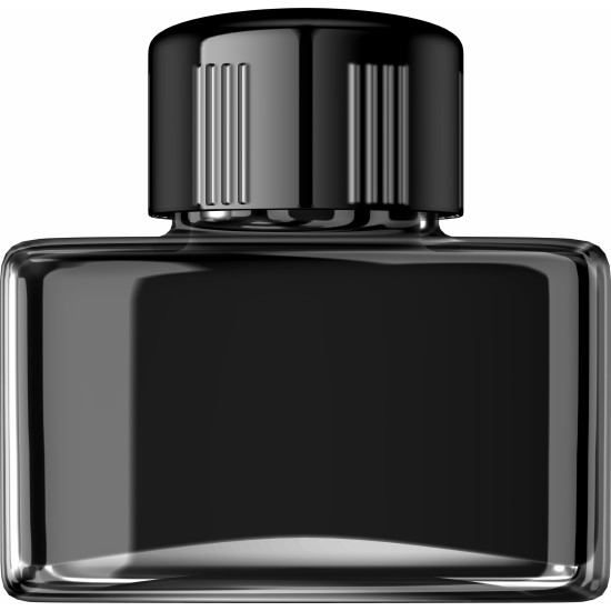 Calimara cerneala cu suport toc Black Permanent 40 ml Calimara cerneala cu suport toc Black Permanent 40 ml