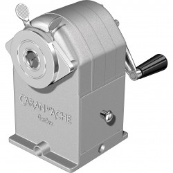 Ascutitoare metalica gri cu manivela