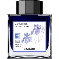 Calimara cerneala Manyo - KAKITSUBATA Blue - 50 ml
