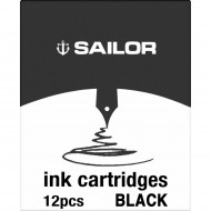Cartuse cerneala Jentle Black - set 12 buc