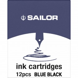 Cartuse cerneala Jentle Blue Black - set 12 buc