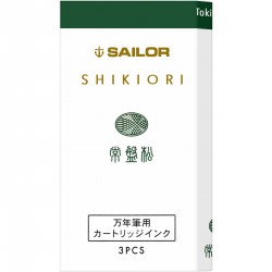 Cartuse cerneala Shikiori  Winter Tokiwamatsu Green - set 3 buc