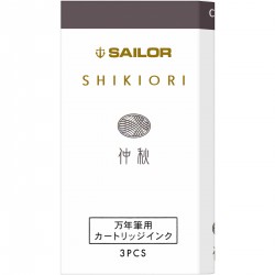 Cartuse cerneala Shikiori Fall Chushu Purple - set 3 buc
