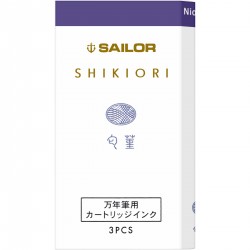 Cartuse cerneala Shikiori Spring Nioisumire  Blue - set 3 buc