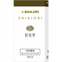 Cartuse cerneala Shikiori Summer Rikyucha Green  - set 3 buc