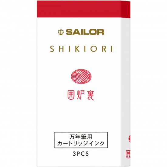 Cartuse cerneala Shikiori Winter Irori Red - set 3 buc Cartuse cerneala Shikiori Winter Irori Red - set 3 buc