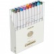 Marker caligrafic pensula twin - set 20 buc