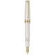 Stilou PG Slim Mini Beni White GT 14K (MF)