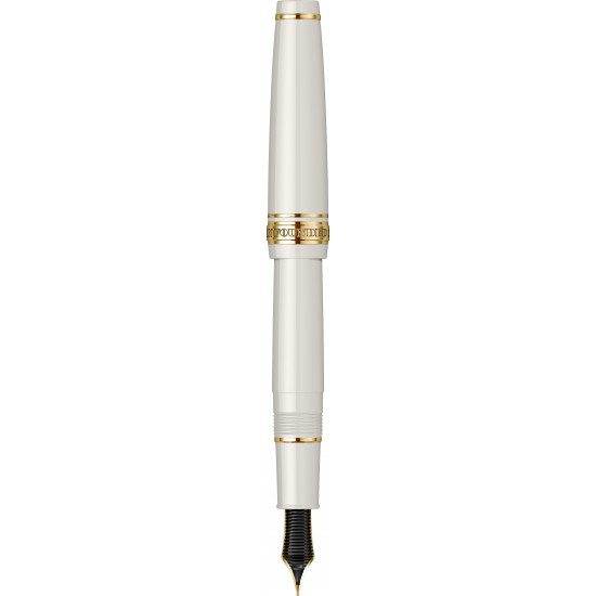 Stilou PG Slim Mini Beni White GT 14K (MF)