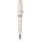 Stilou PG Slim Mini Beni White GT 14K (MF)