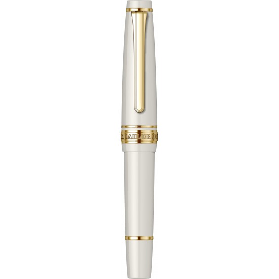 Stilou PG Slim Mini Beni White GT 14K (MF)