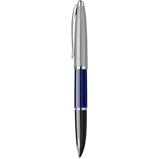 SE DeLuxe Dark Blue Wave PDT Stilou 18k Nib SE DeLuxe Dark Blue Wave PDT Stilou 18k Nib