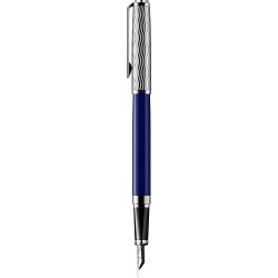SE DeLuxe Dark Blue Wave PDT Stilou 18k Nib