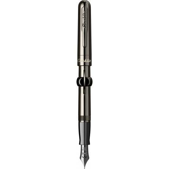 Mark Twain Crescent Filler - Gun metal Stilou