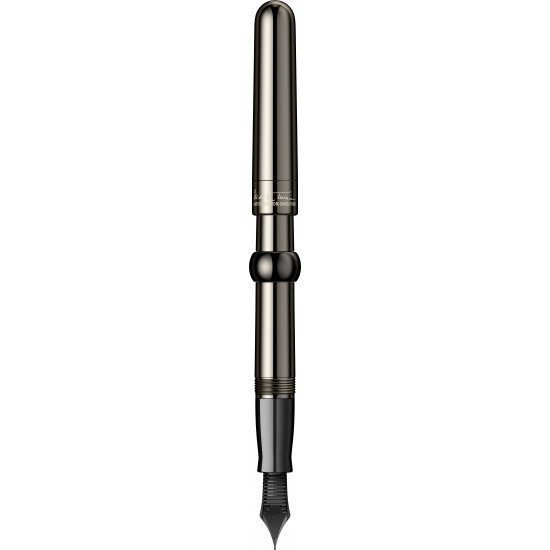 Mark Twain Crescent Filler - Gun metal Stilou