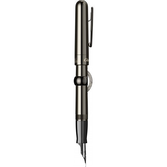 Mark Twain Crescent Filler - Gun metal Stilou