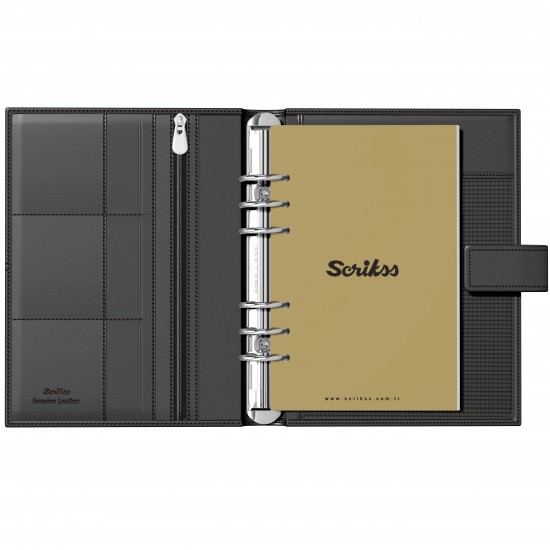 Organizer A5 Nappa Black