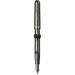 Mark Twain Crescent Filler - Gun metal - Omniflex Stilou