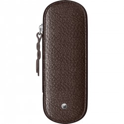 Etui trio piele Toscana - brown