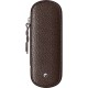 Etui trio piele Toscana - brown