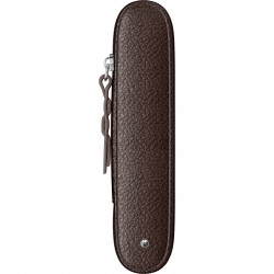 Etui mono piele Toscana - brown