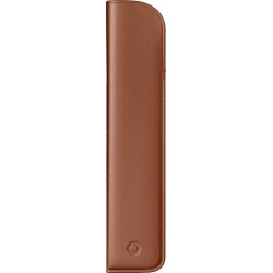 Etui piele single - camel