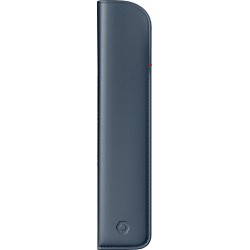 Etui piele single - bleumarin