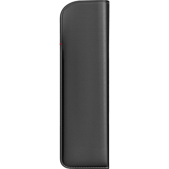 Etui piele dublu - negru