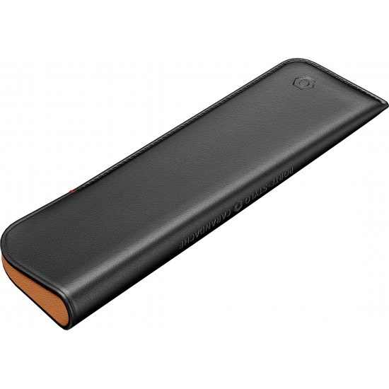 Etui piele dublu - negru