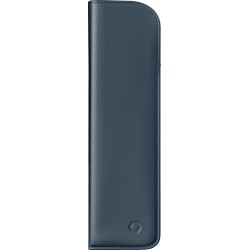 Etui piele dublu - bleumarin