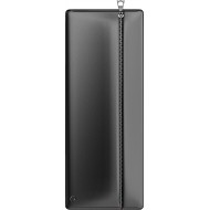 Etui piele cu fermoar - negru