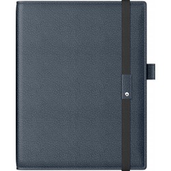 Mapa Piele Bleumarin cu Blocnotes A5 Carandache
