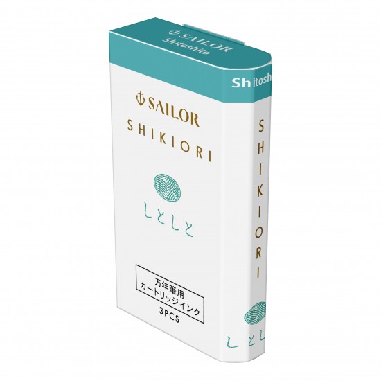 Cartuse  Shikiori Shitoshito Turquoise - set 3 buc