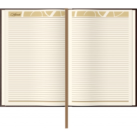 Agenda piele B5 -Model A - Brown