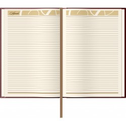 Agenda piele B5 -Model B - Bordeaux