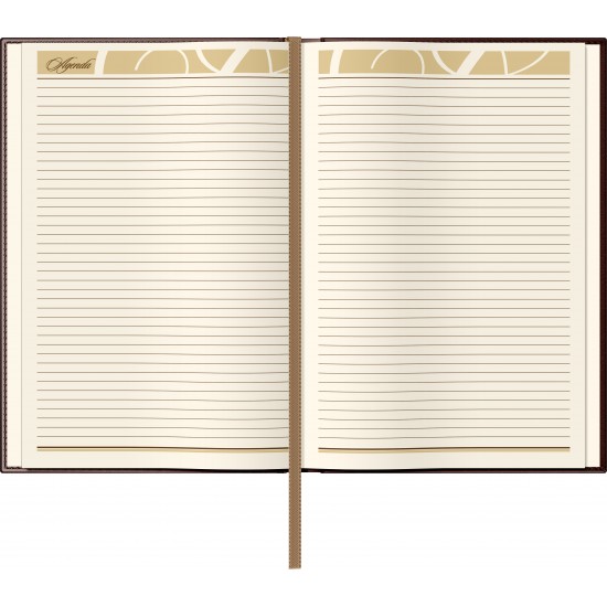 Agenda piele B5 -Model B - Brown Agenda piele B5 -Model B - Brown