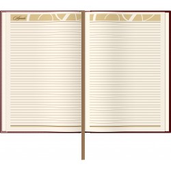 Agenda piele B5 -Model C - Bordeaux