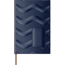 Agenda piele B5 -Model F - Navy